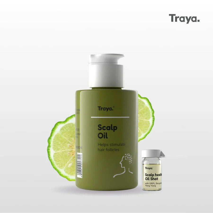 Traya Scalp Oil with Scalp Health Oil Shot - Distacart