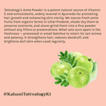 Thumbnail for Tattvalogy Amla Powder-Vitamin-C Rich, Brightens Skin, Reduces Frizz & Uneven Tone, Conditions Hair - Distacart