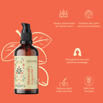 Thumbnail for Tattvalogy Organic Moroccan Argan Oil - Vitamin-E Rich, Antioxidant, Tames Frizz for Smooth Hair - Distacart