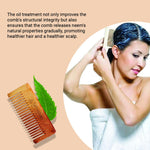 Thumbnail for Tattvalogy Raw Neem Comb-Wide toothed, Boosts Blood Circulation, Hair Growth & Reduces Scalp Issues - Distacart