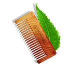 Thumbnail for Tattvalogy Raw Neem Comb-Wide toothed, Boosts Blood Circulation, Hair Growth & Reduces Scalp Issues