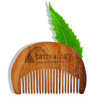 Thumbnail for Tattvalogy Raw Neem Comb- For beard, Boosts Blood Circulation, Hair Growth & Reduces Scalp Issues