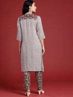 Thumbnail for Anouk Women Ethnic Motifs Printed Regular Kurta with Trousers