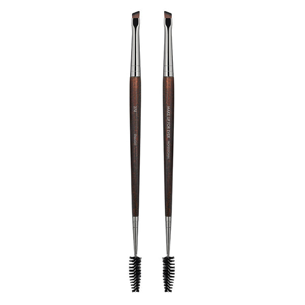 MAKE UP FOR EVER Double-Ended Angled Eyebrow And Eyelash Brush - 274