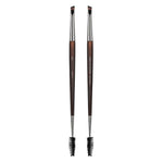 Thumbnail for MAKE UP FOR EVER Double-Ended Angled Eyebrow And Eyelash Brush - 274