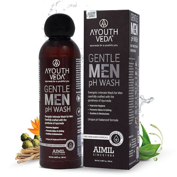 Ayouthveda Gentle Men PH Wash - Distacart