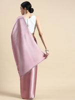 Thumbnail for kasee Solid Satin Saree - Distacart