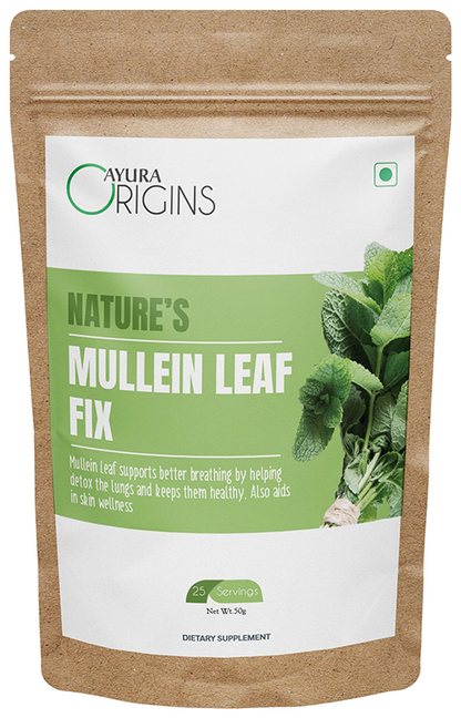 Ayura Origins Nature's Mullein Leaf Fix Powder - Distacart