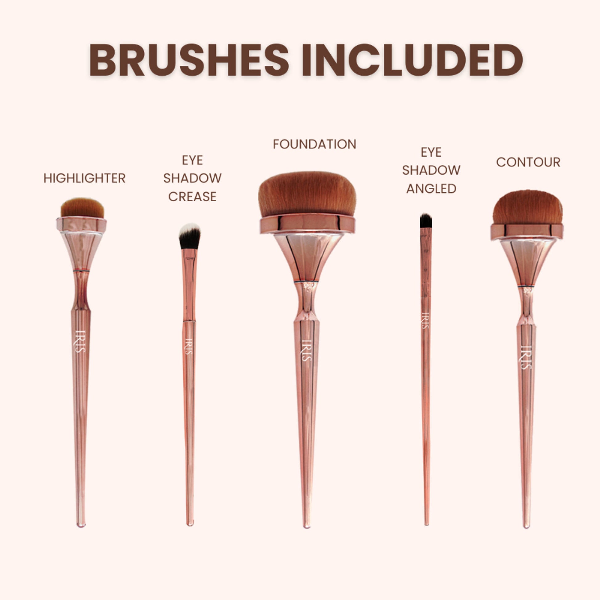 IRIS COSMETICS Luminous Essential Brush Set - Distacart