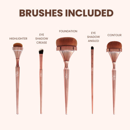 IRIS COSMETICS Luminous Essential Brush Set - Distacart