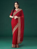 Thumbnail for kasee Embellished Beads and Stones Celebrity Saree - Distacart