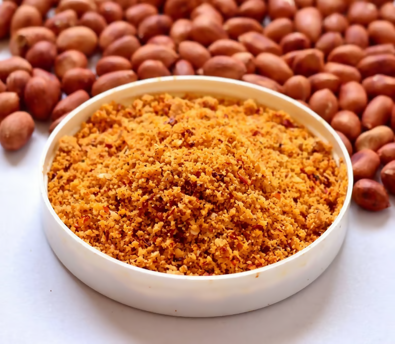 Tenali Ruchulu Palli(Groundnut) Karam Podi - Dista