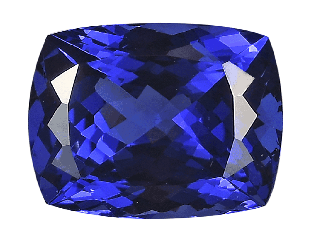 Astrolucrum Certified and Appraised AAAA Vivid Tanzanite, Certified Tanzanite, AAAA Tanzanite, Loose Gemstone, Cushion Tanzanite ( Free Size) 7.00 ctw
