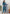 Vellora Shimmer Silk Navy Blue Casual Wear Floral Print Readymade Salwar Suit