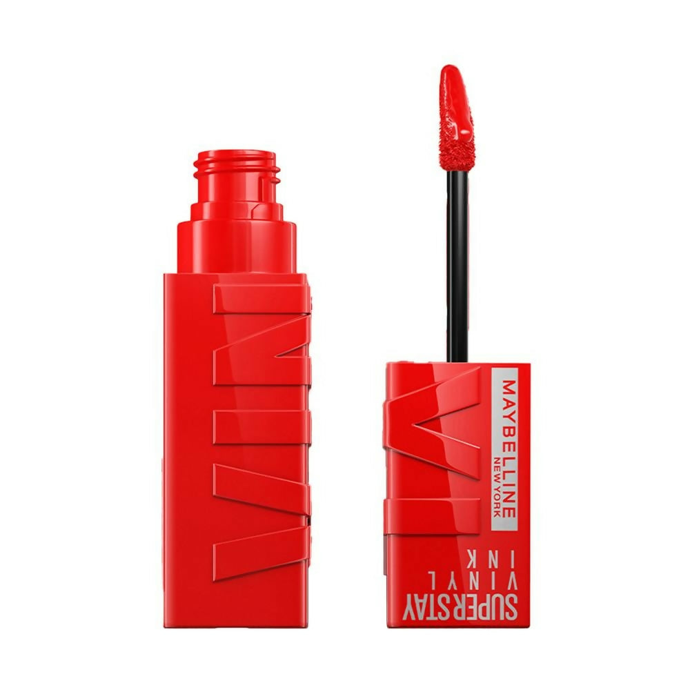 Maybelline New York Super Stay Vinyl Ink Liquid Lipstick, Instant Shine Lasts Up To 16H - 25 Red Hot - Distacart