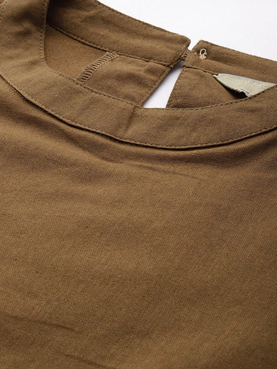 Anouk Pure Cotton Kurta with Palazzos - Distacart