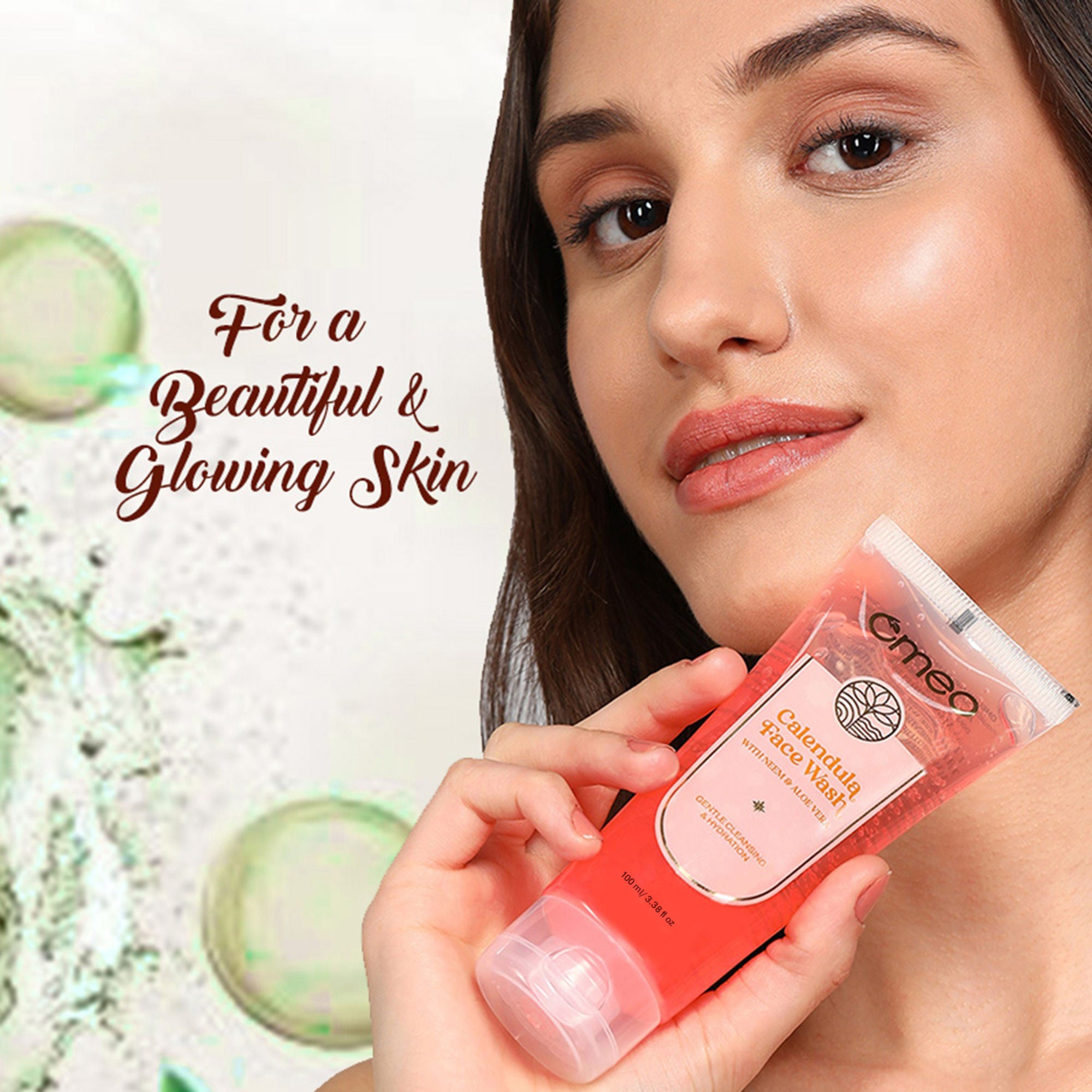 Omeo Calendula Face Wash - Gentle, Daily Use, Safe For All Skin Types - Dista