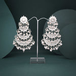 Thumbnail for Tehzeeb Creations Gold Polish Moon Layer Design Earrings - Distacart