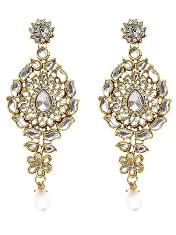 Tehzeeb Creations Traditional Kundan Bridal Set - Distacart