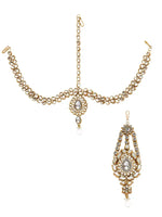 Thumbnail for Tehzeeb Creations Traditional Kundan Bridal Set - Distacart