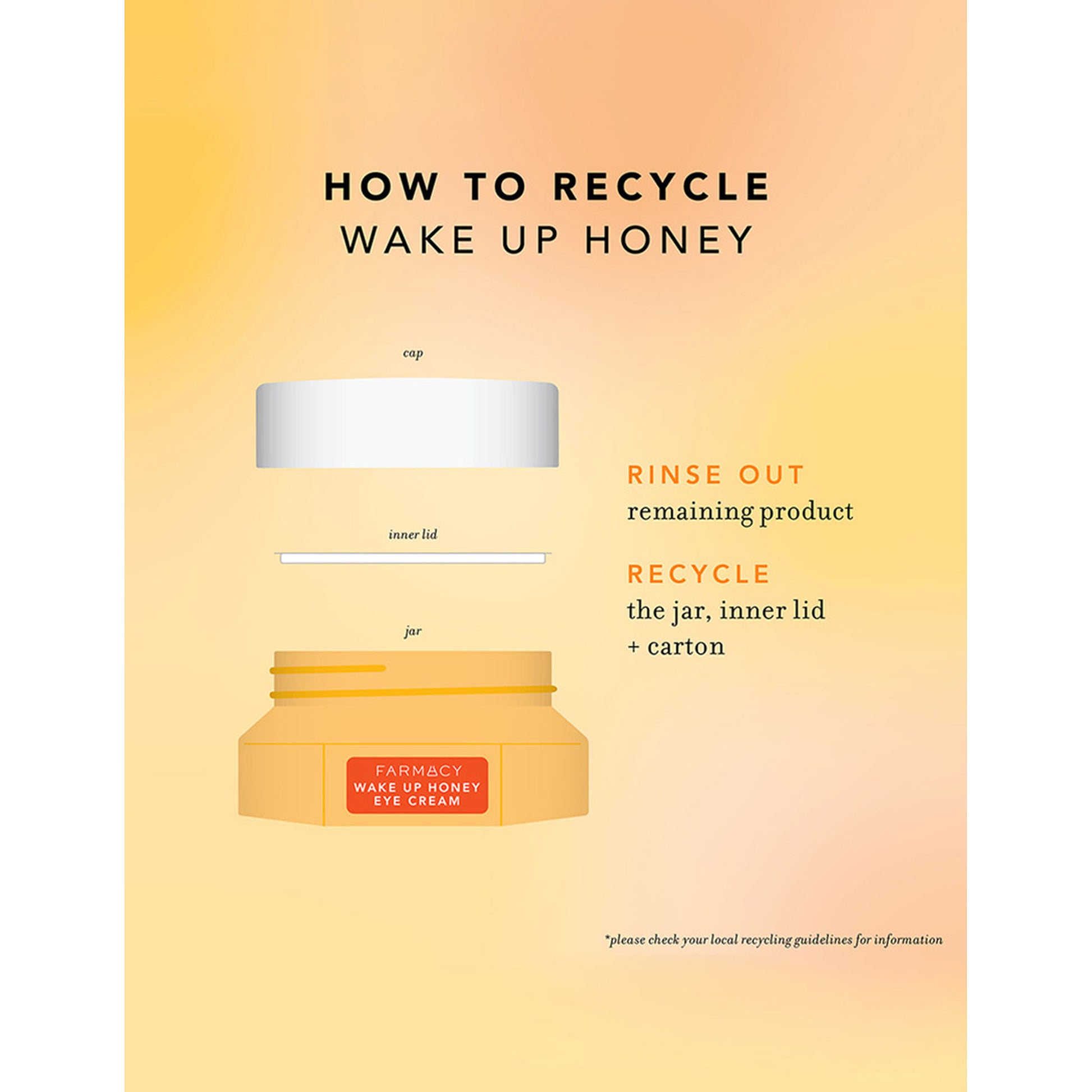 Farmacy Beauty Wake Up Honey Eye Cream - Distacart