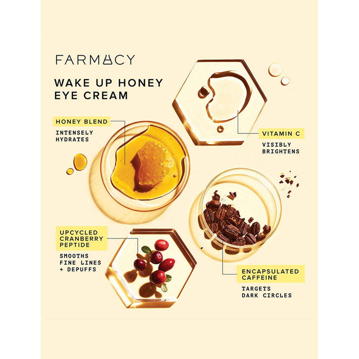 Farmacy Beauty Wake Up Honey Eye Cream - Distacart