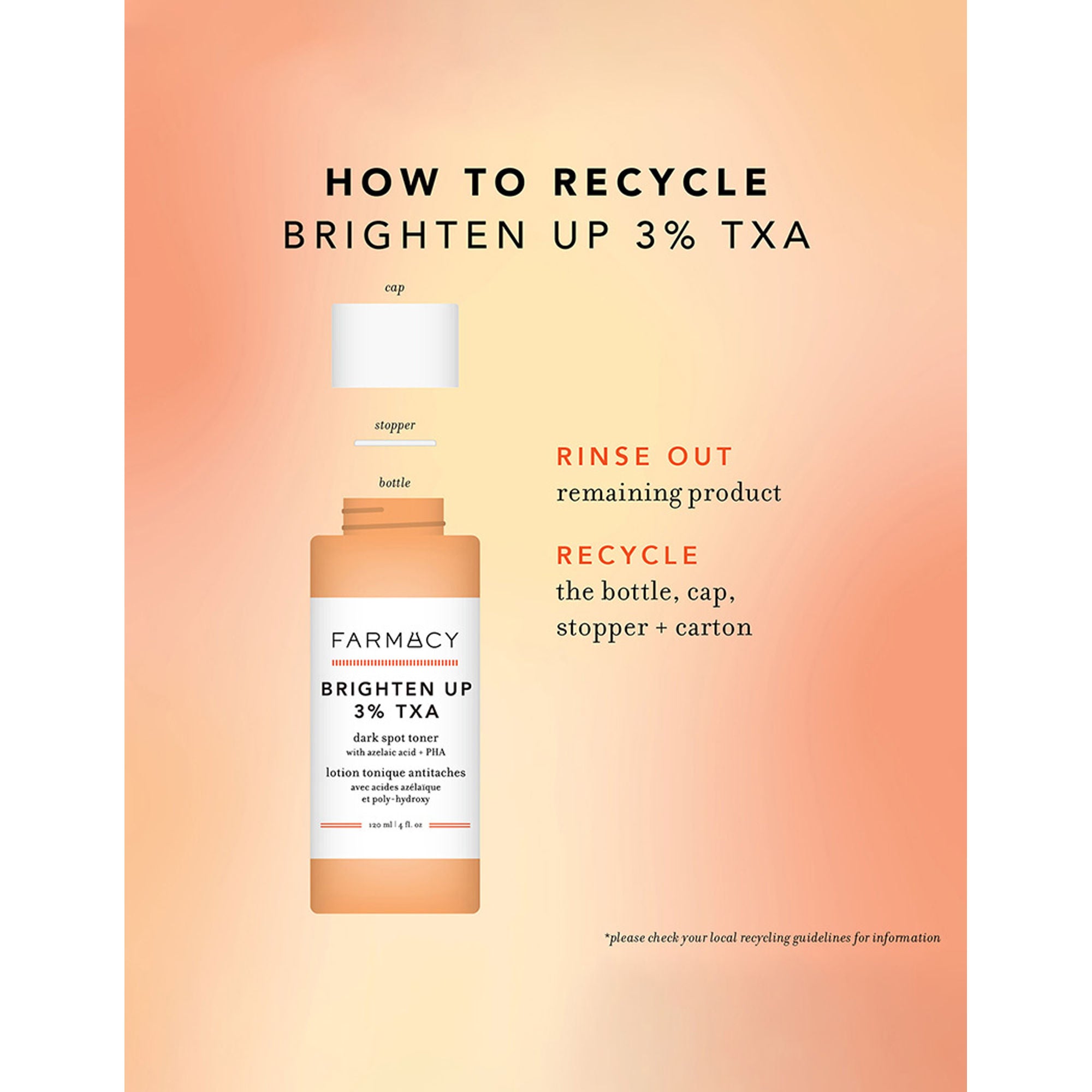 Farmacy Beauty Brighten Up 3% TXA Dark Spot Toner