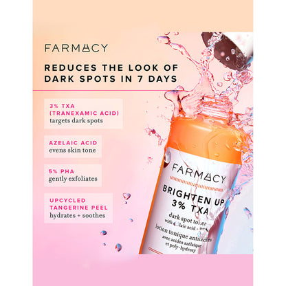 Farmacy Beauty Brighten Up 3% TXA Dark Spot Toner - Distacart
