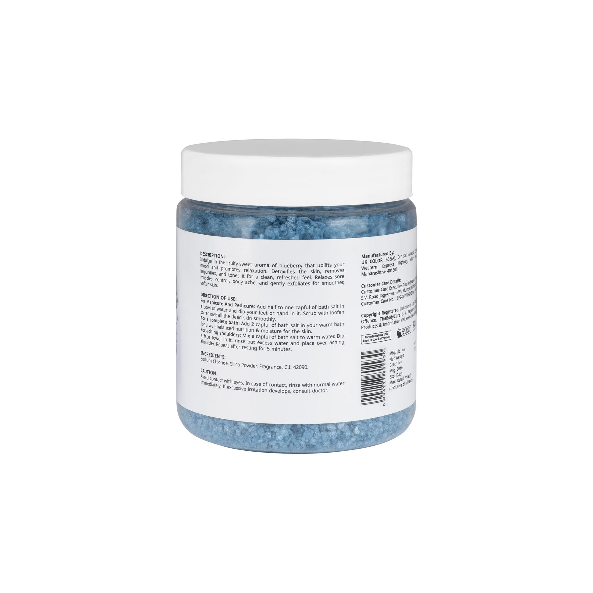 The Body Care Blueberry Bathsalt