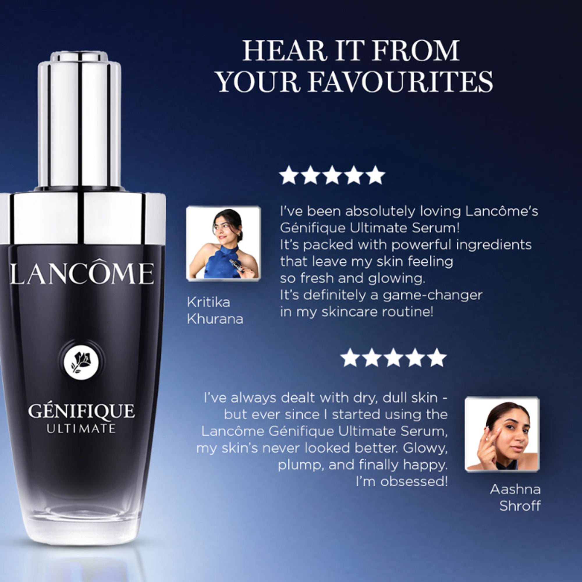Lancome Genifique Ultimate Skin Repair Serum With Beta Glucan - Distacart