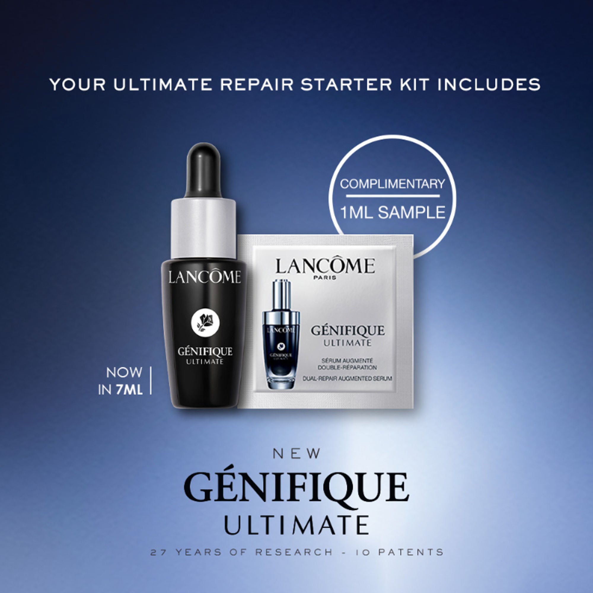 Lancome Genifique Ultimate Skin Repair Serum With Beta Glucan - Distacart