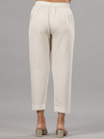 Thumbnail for Juniper Women Natural Liva Rayon Solid Pants - Distacart