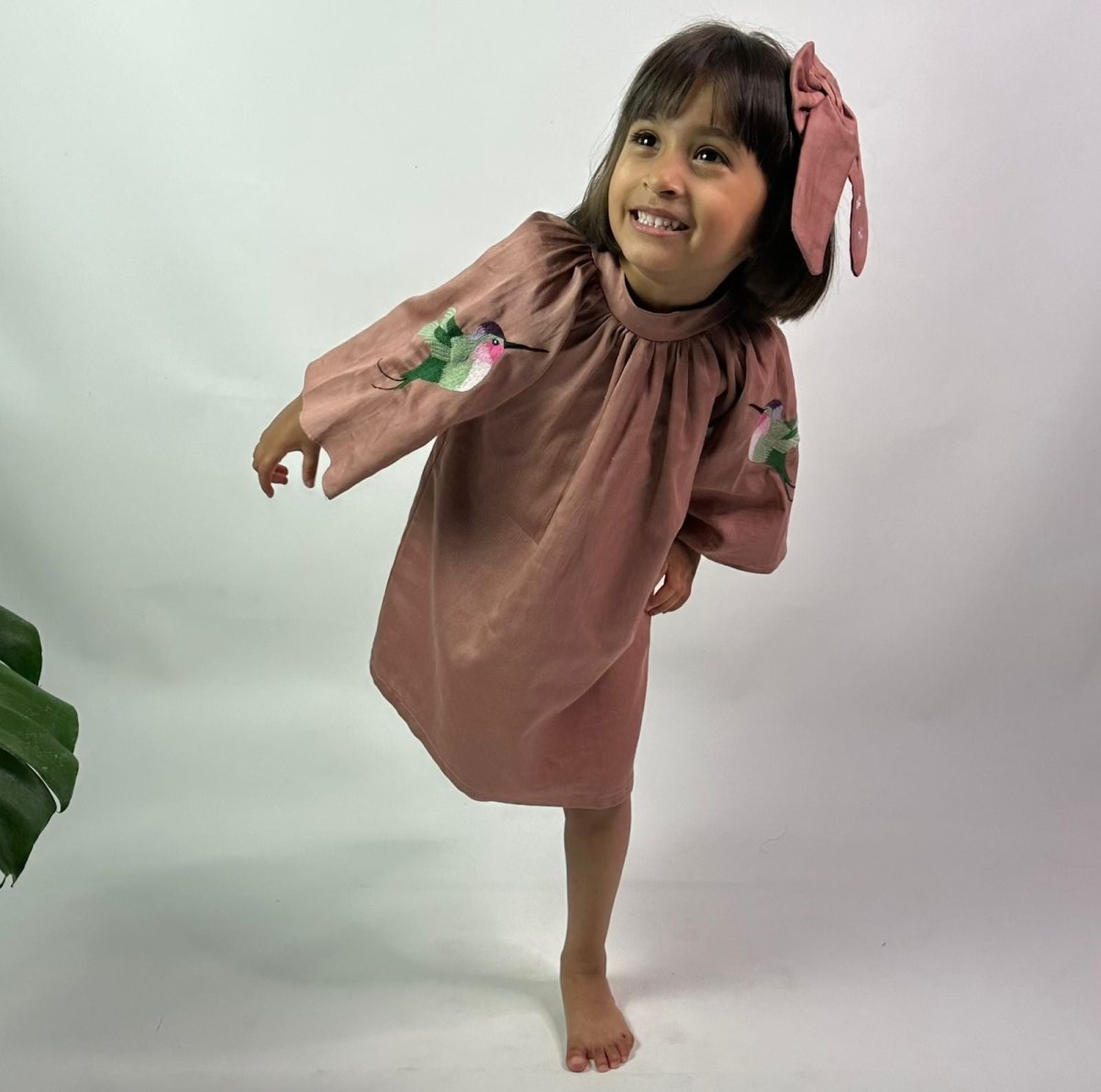 ArthLife Chestunt Brown Raglon Dress - Distacart