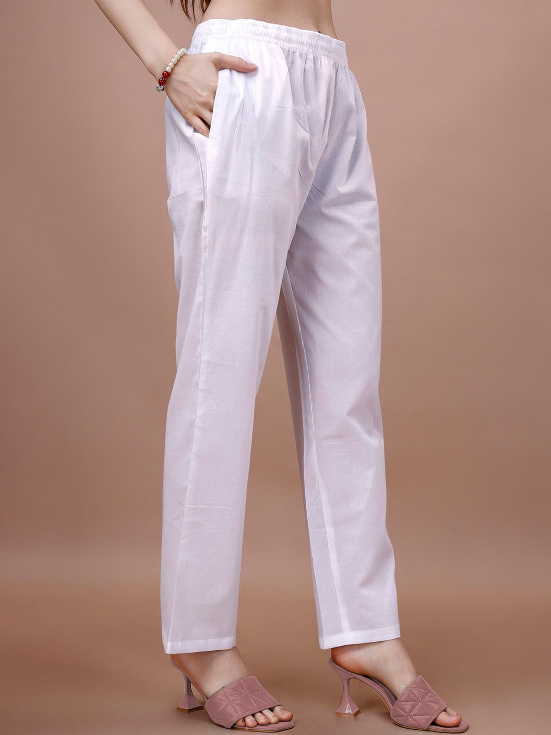 Ode by House of Pataudi White Striped Straight Kurta - Distacart