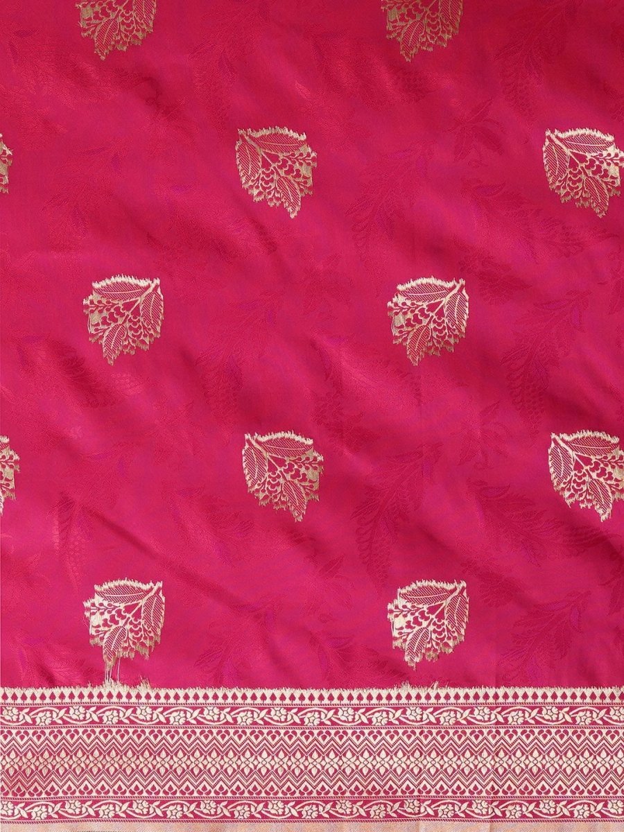 Anouk Woven Design Zari Silk Blend Banarasi Saree - Distacart