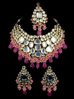 Thumbnail for Tehzeeb Creations Kundan Bridal Set for Women & Girls - Distacart