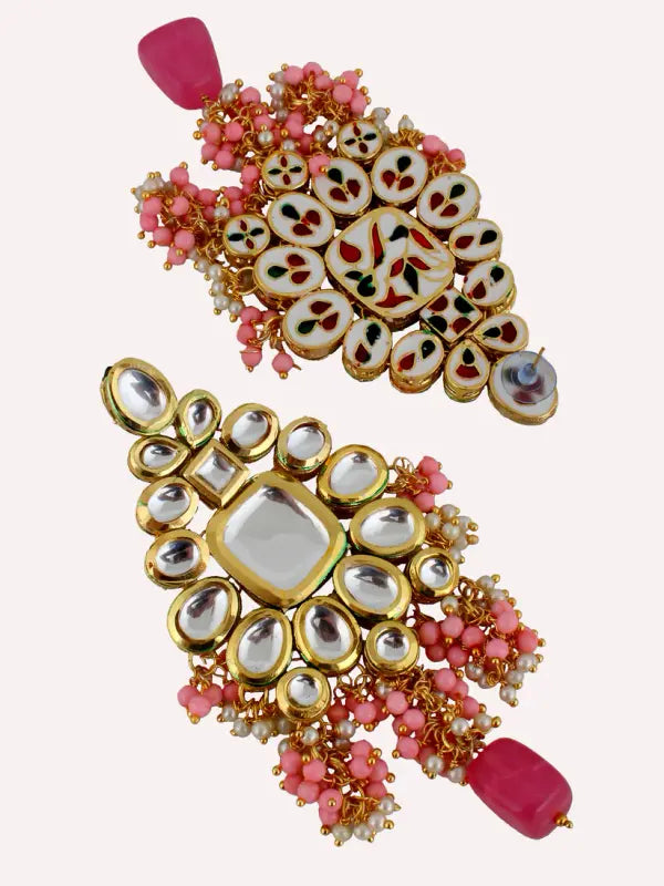 Tehzeeb Creations Kundan Bridal Set for Women & Girls - Distacart