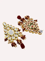 Thumbnail for Tehzeeb Creations Kundan Bridal Set for Women & Girls - Distacart