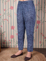 Thumbnail for Ode by House of Pataudi Floral Printed Regular Pure Cotton Kurta with Trousers & Dupatta - Distacart