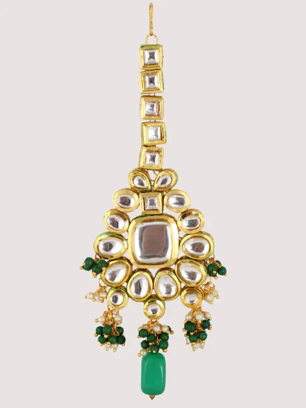 Tehzeeb Creations Kundan Bridal Set for Women & Girls - Distacart
