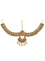 Thumbnail for Tehzeeb Creations Traditional Stone Bridal Set 7 Pcs. For Girls & Women - Distacart