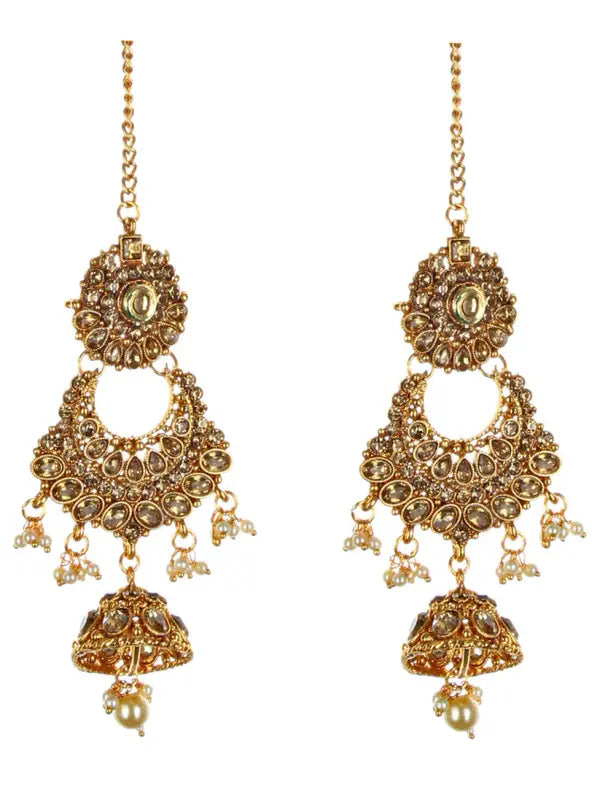 Tehzeeb Creations Traditional Stone Bridal Set 7 Pcs. For Girls & Women - Distacart