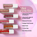 Thumbnail for Hilary Rhoda Matte Minis Waterproof Lipstick - Set Of 6 - Distacart