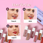 Thumbnail for Hilary Rhoda Matte Minis Waterproof Lipstick - Set Of 6 - Distacart