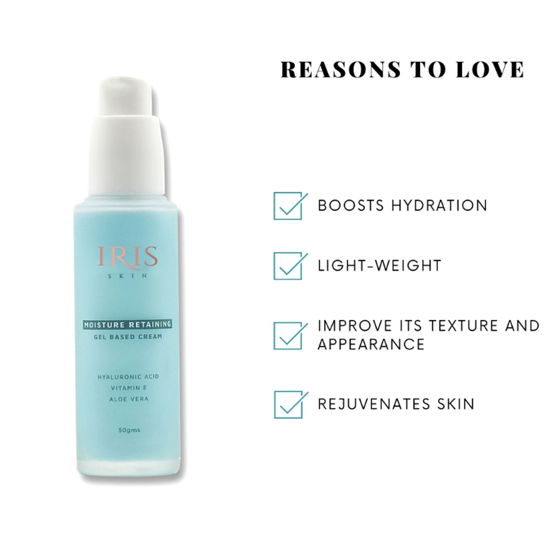 IRIS COSMETICS Skin Moisture Retaining Gel Based Cream - Distacart