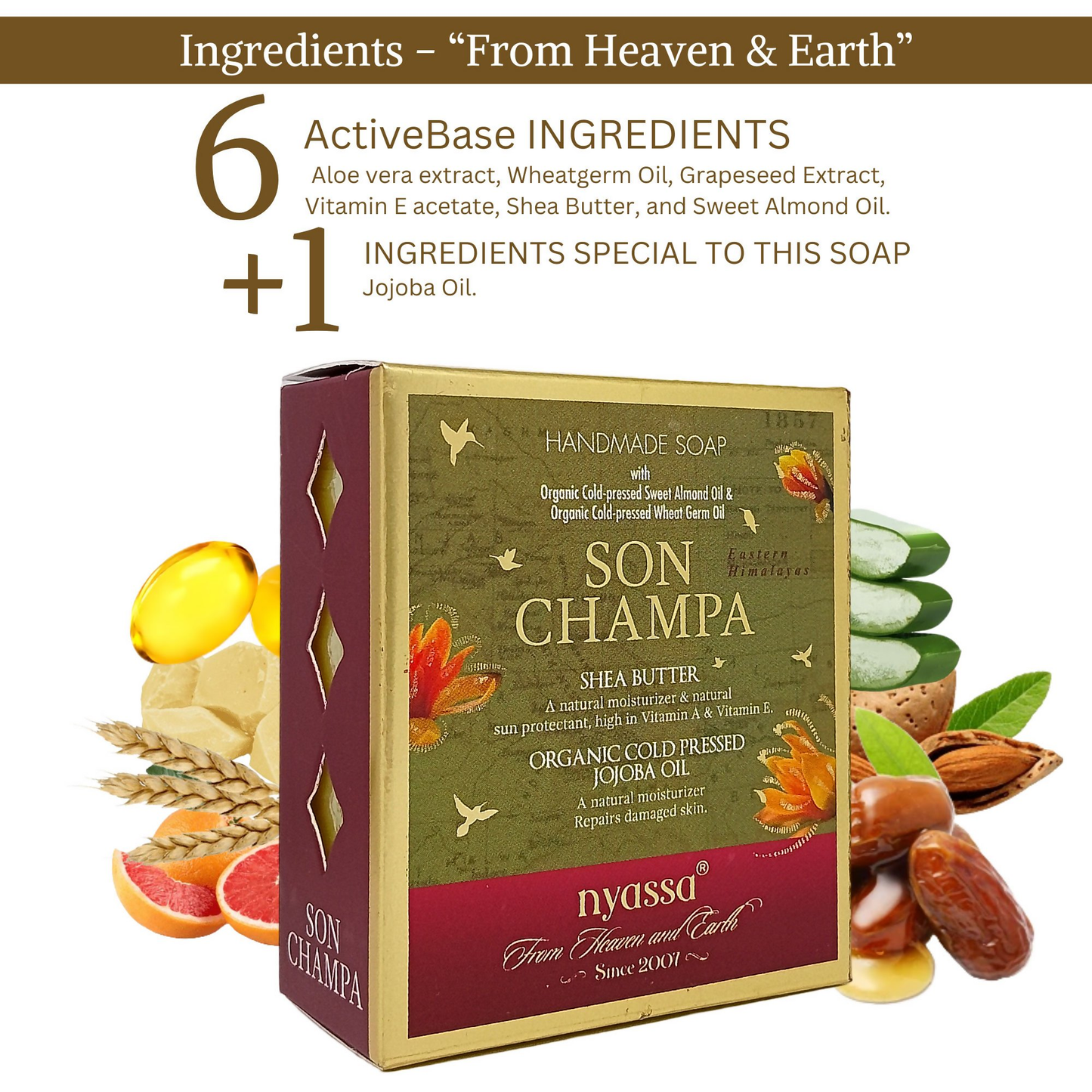 Nyassa Son Champa Handmade Soap - Dista
