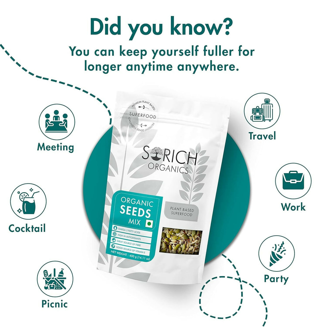 Sorich Organics 6-in-1 Seed Mix - Distacart