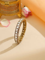 Thumbnail for Ruby Raang 22k Gold Polished Kundan Bracelet