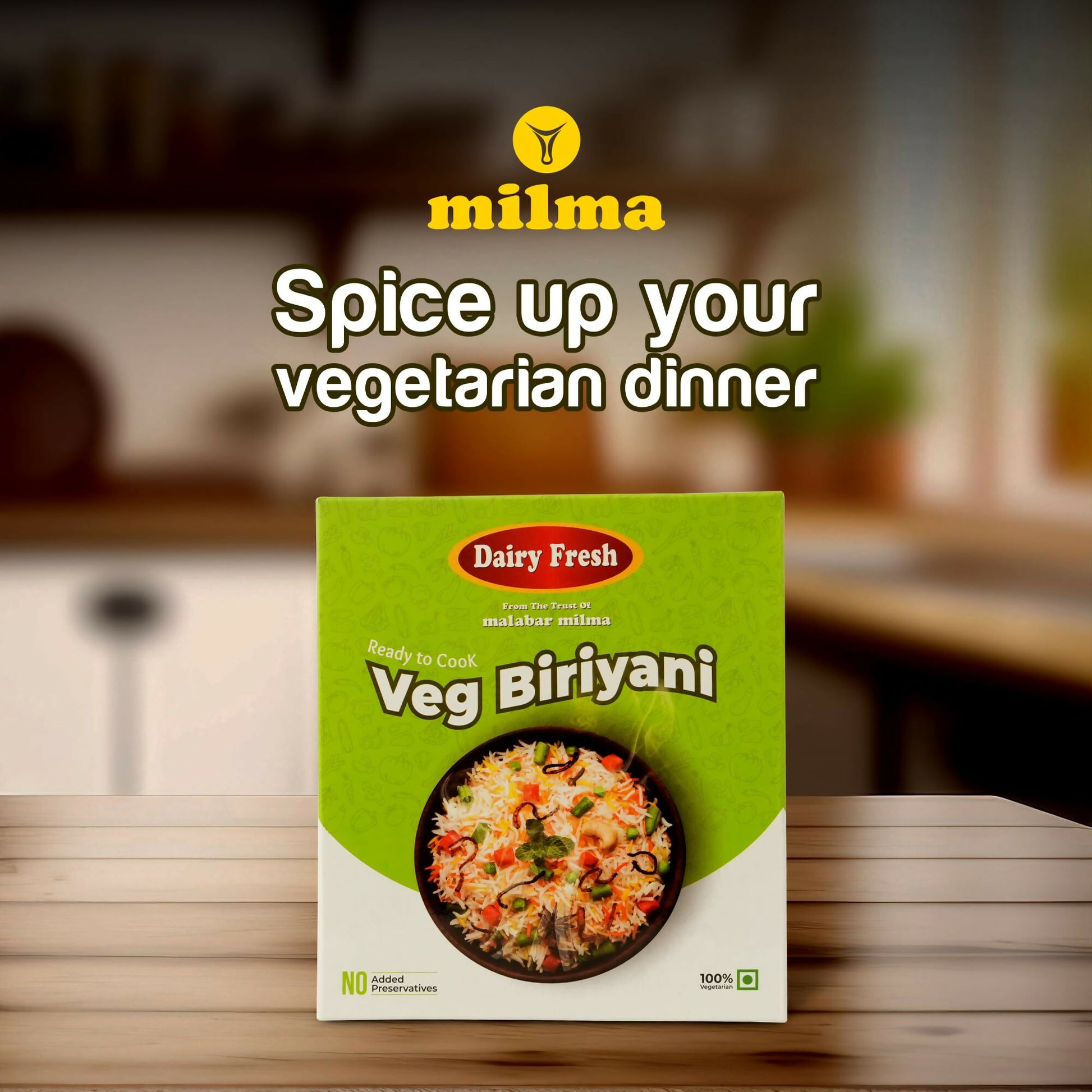 Milma Instant Vegetable Biryani Rice Dish - Distacart