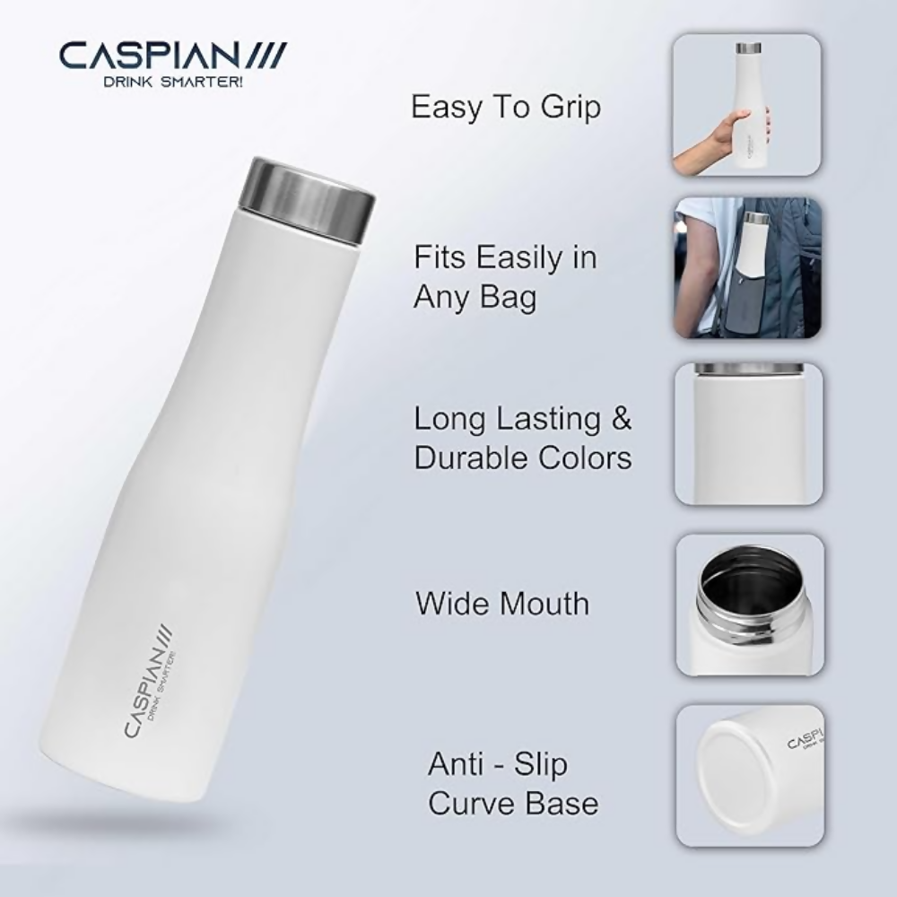 CASPIAN /// Aqua Stainless Steel Water Bottle - Dista